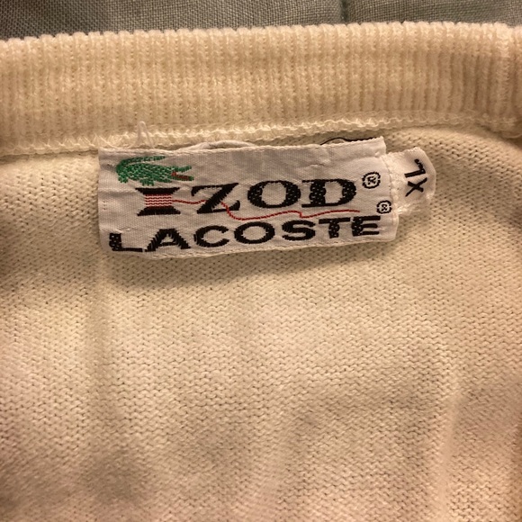 Vintage Izod+Lacoste V-Neck Sweater - Picture 2 of 7